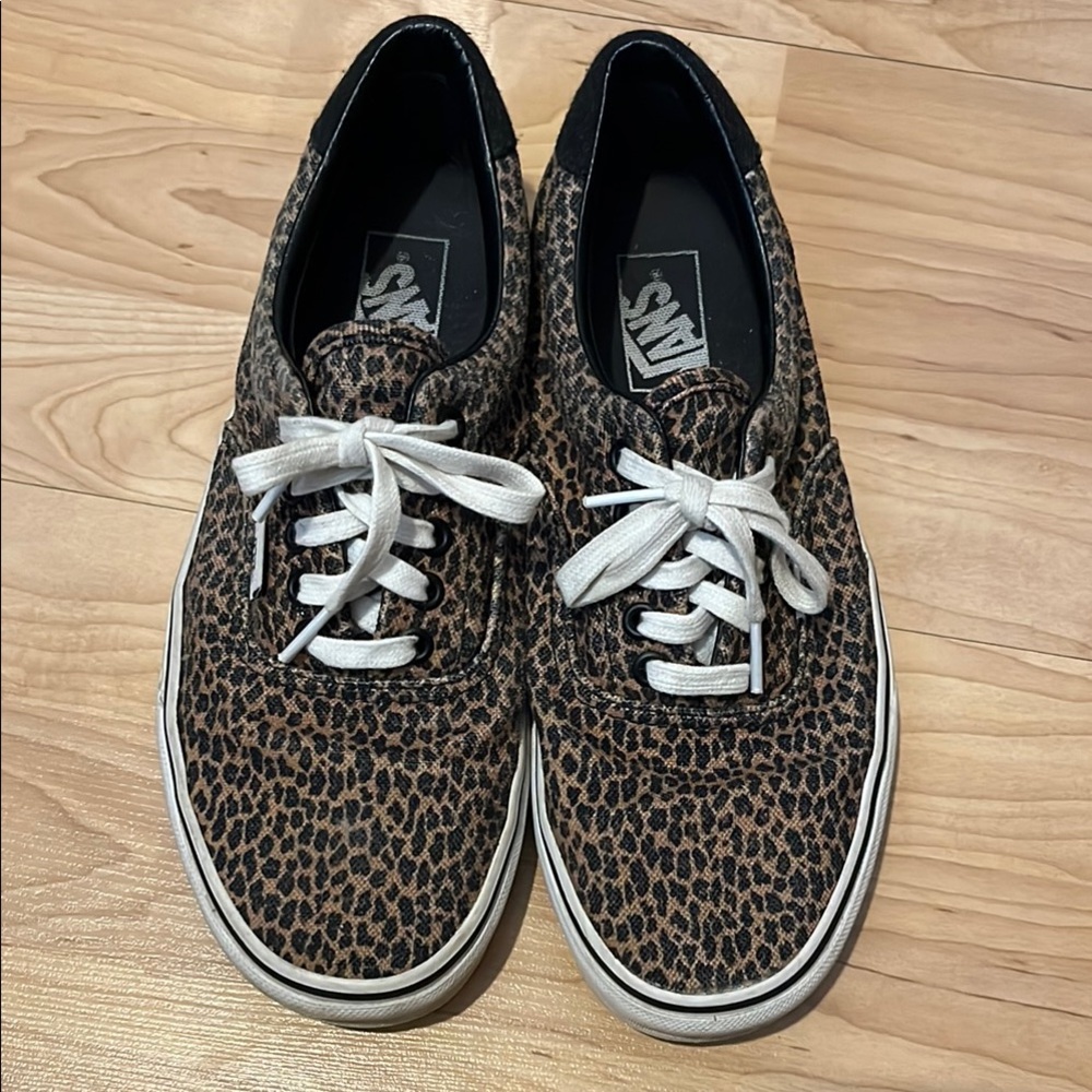 Vans Leopard Print Sneakers